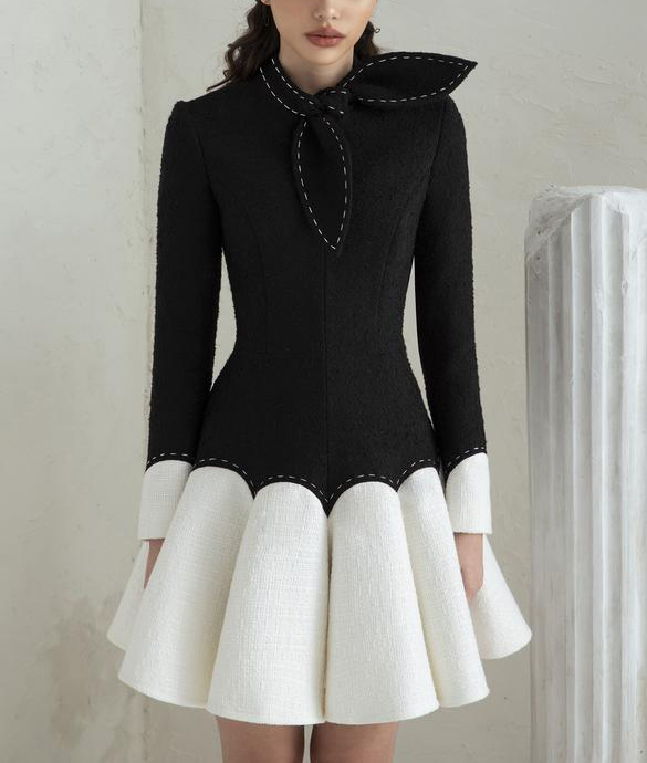 Formal Dress Female - Alfaiate pequeno vestido preto preto preto