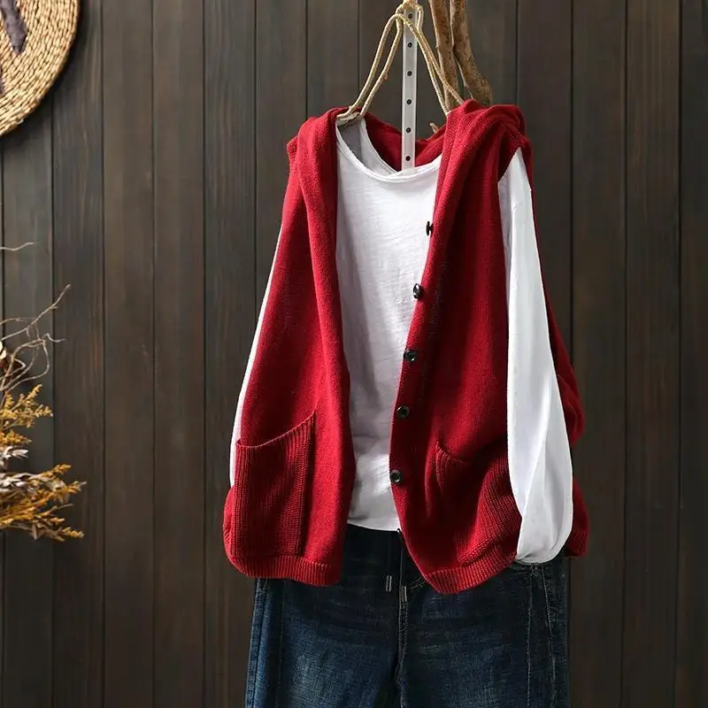 Women'S Formal Wear Cardigan - Colete vermelho cardigan feminino colete de