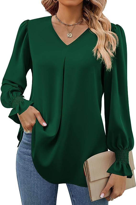 Women'S Formal Wear Blouse - Camisa feminina de manga comprida primavera