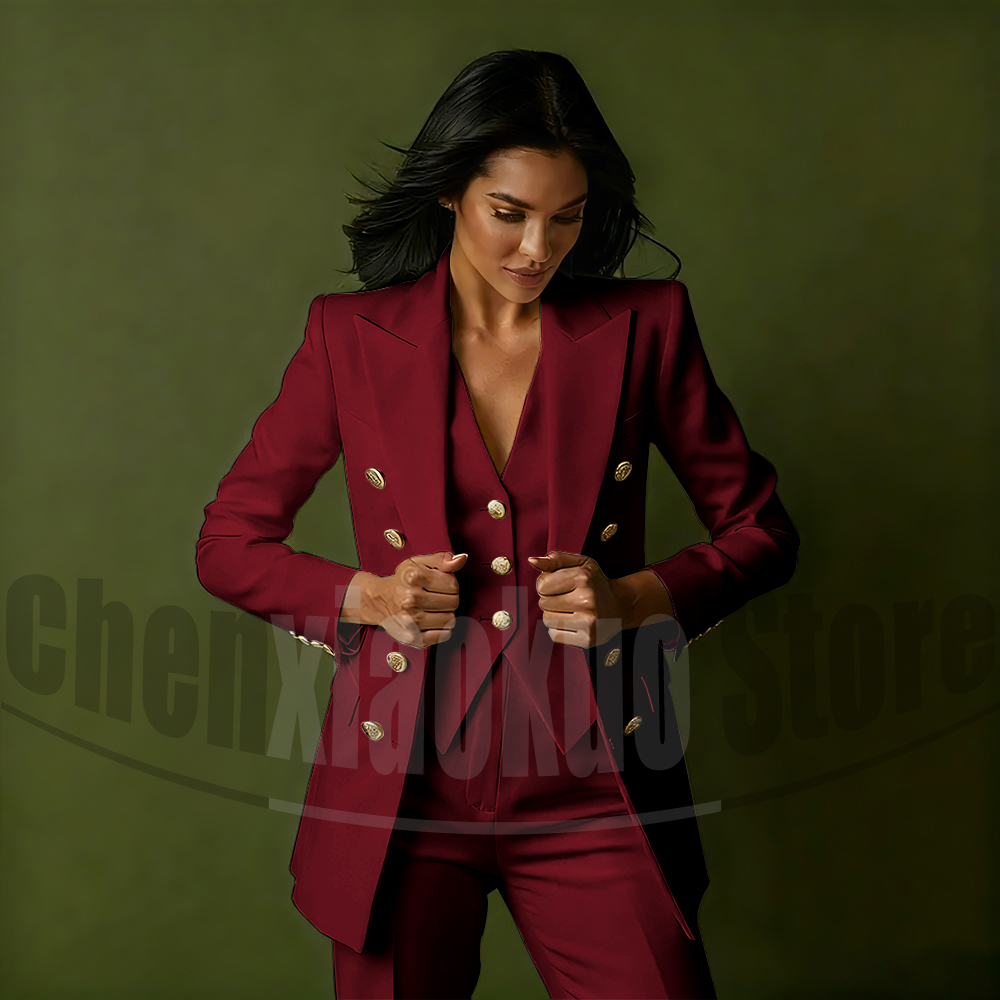 Conjunto de terno de três peça - Women Formal Wear Shirts avaliação e preço