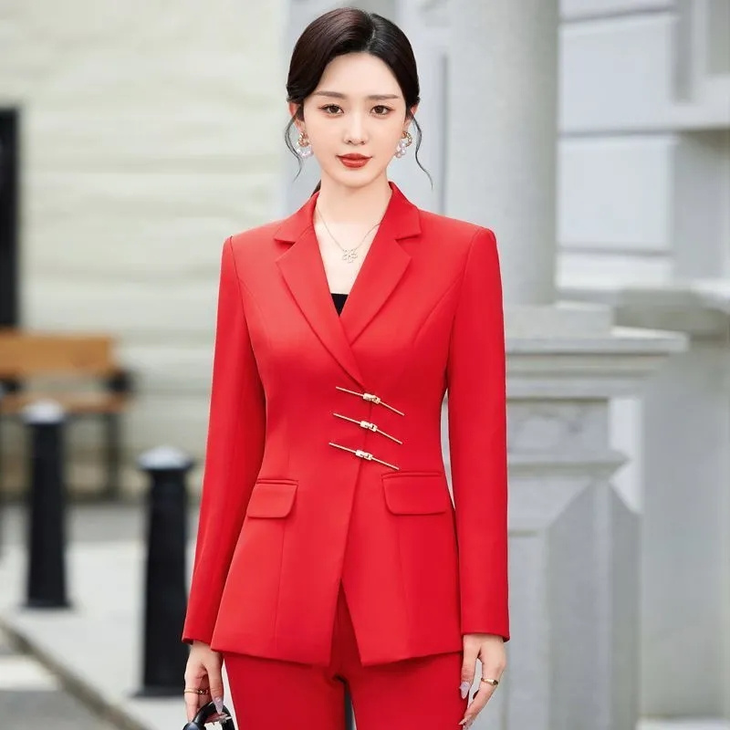 2025 moda branco vermelho pret - Women Formal Wear Blazers avaliação e preço