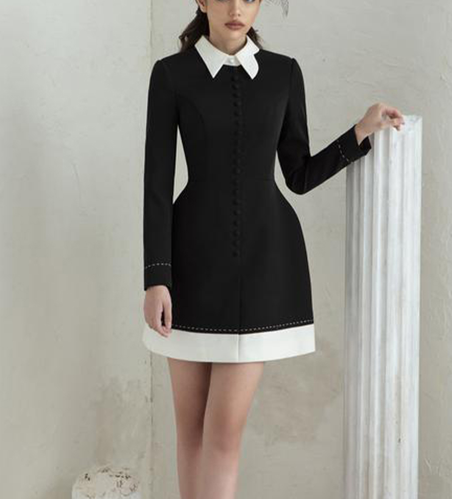 Alfaiate pequeno vestido preto - Formal Dress Female avaliação e preço