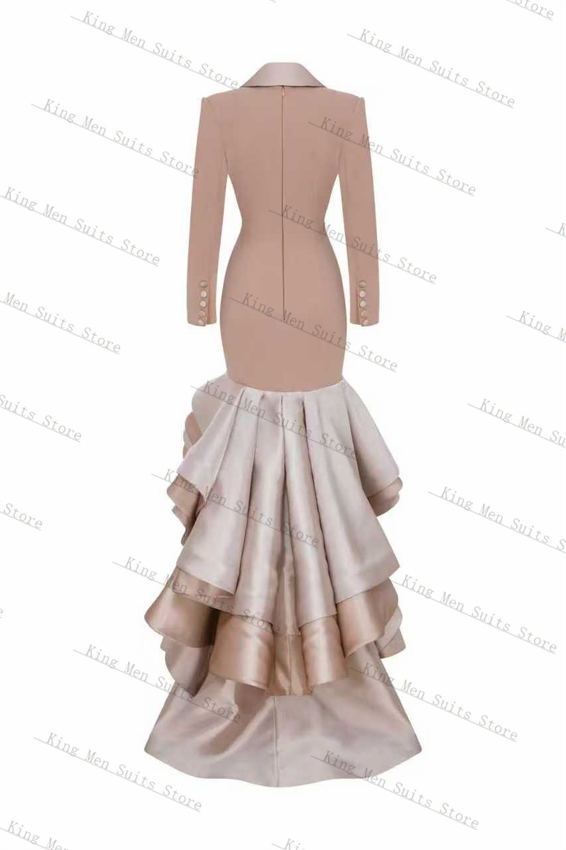 Champagne feminino ternos 1 pe - Women'S Formal Wear Tuxedo avaliação e preço