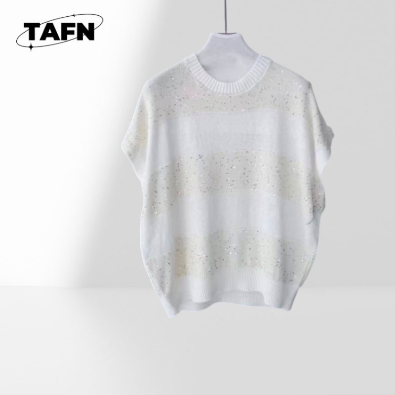 Camiseta Feminina de Linho 100 - Women'S Formal Evening Wear Tops avaliação e preço