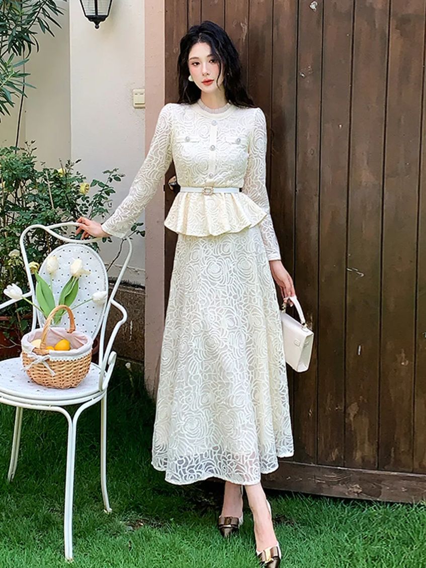 Formal de luxo noite renda dua - Formal Dress Female avaliação e preço