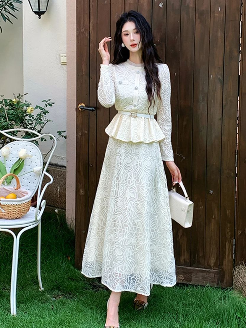 Formal de luxo noite renda dua - Formal Dress Female avaliação e preço