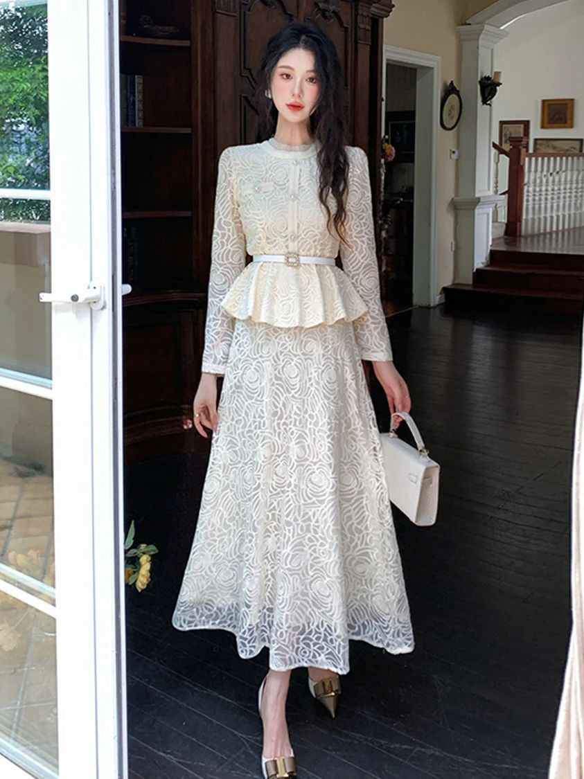 Formal de luxo noite renda dua - Formal Dress Female avaliação e preço