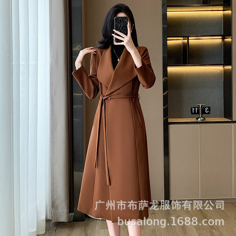 Novo Casaco Trench Feminino Ou - Women Formal Wear Shirts avaliação e preço