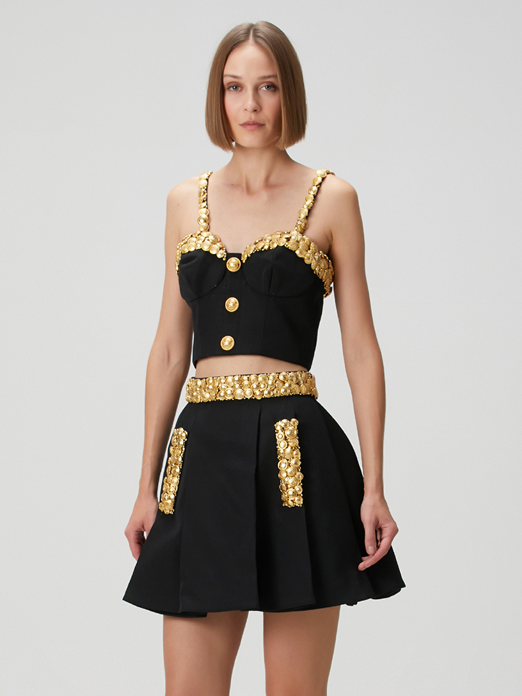 Vc conjunto de vestido preto d - Women'S Formal Evening Wear Tops avaliação e preço