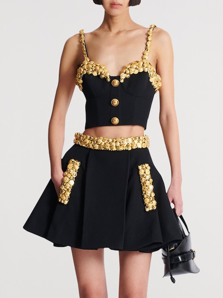 Vc conjunto de vestido preto d - Women'S Formal Evening Wear Tops avaliação e preço