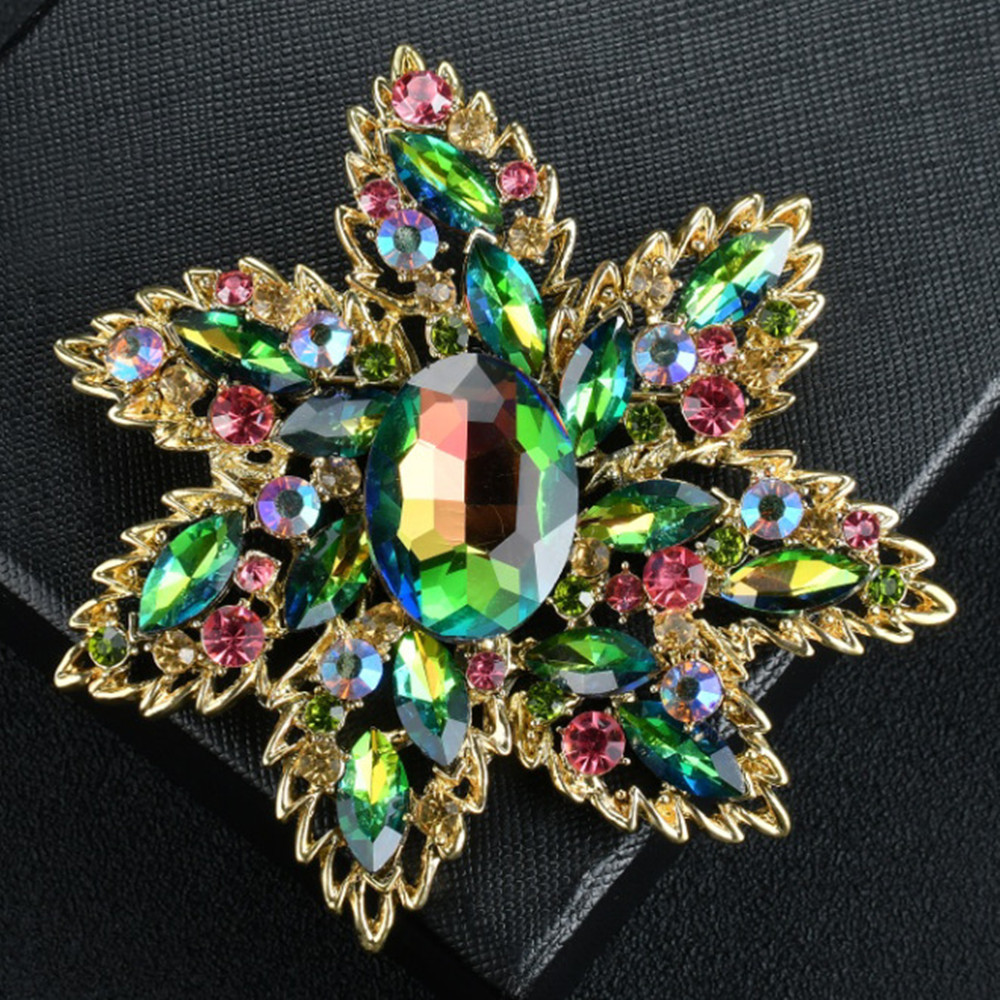 Novo broche de flor estilo ten - Women Formal Wear Trends avaliação e preço