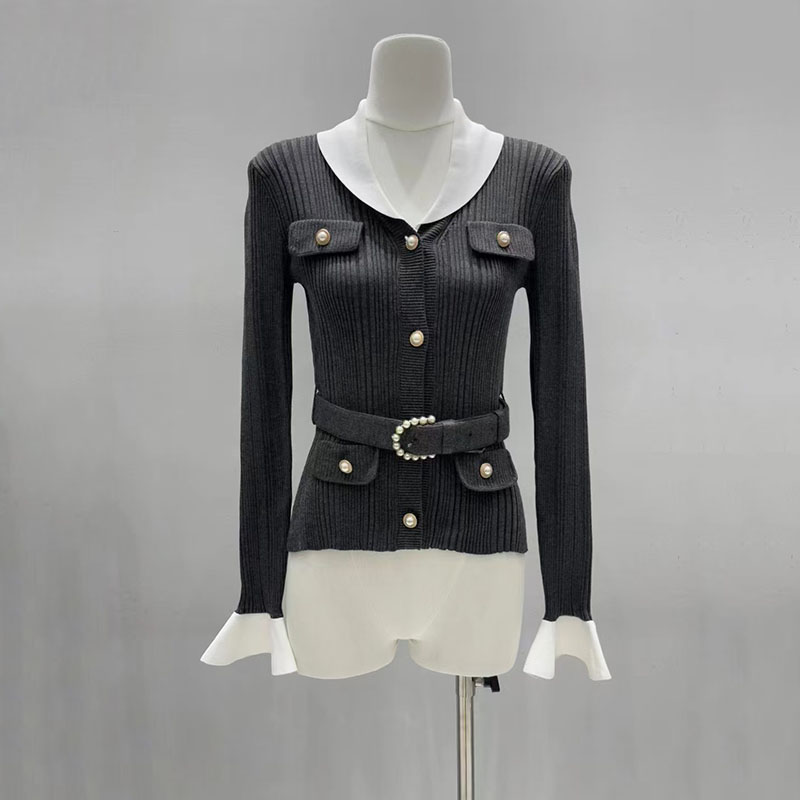 Cardigã feminino de malha com  - Women'S Formal Wear Cardigan avaliação e preço