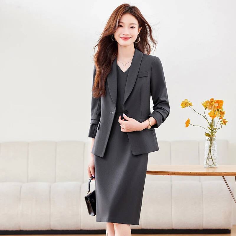 Ternos de negócios femininos d - Women Formal Wear Blazers avaliação e preço