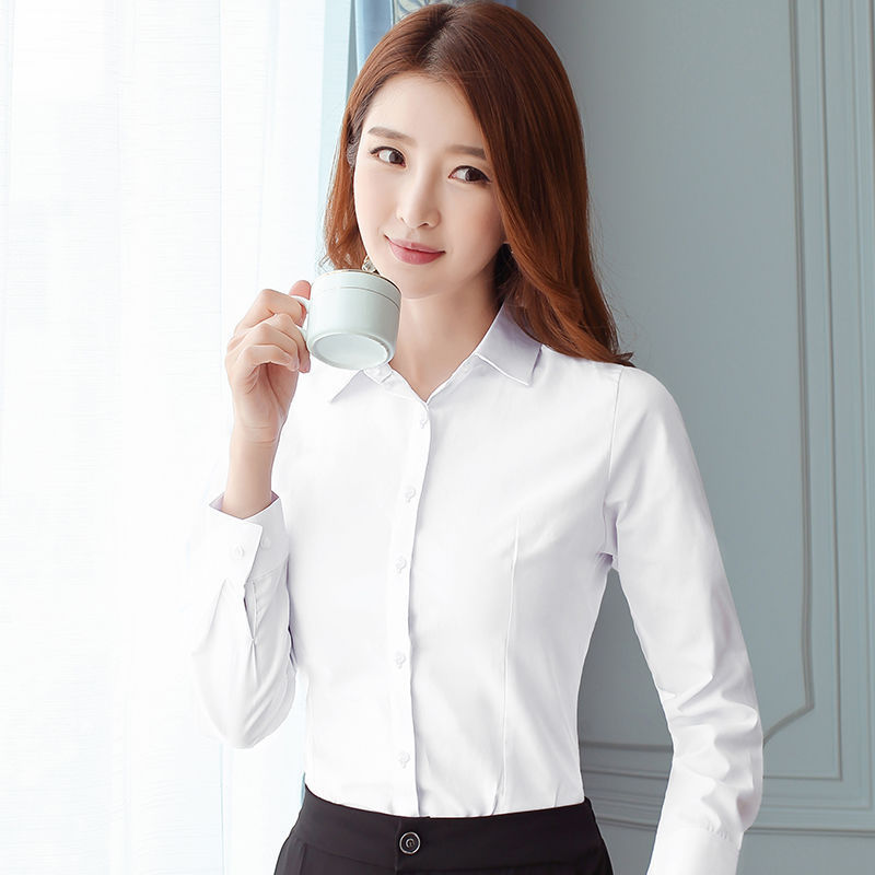 Blusa Slim Coreana Preta e Bra - Women Formal Wear Shirts avaliação e preço