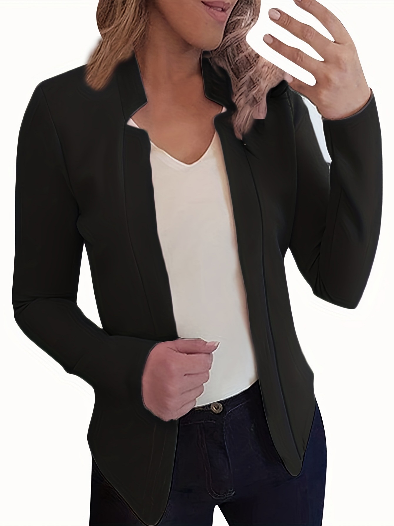Nova roupa feminina transfront - Women'S Formal Wear Cardigan avaliação e preço