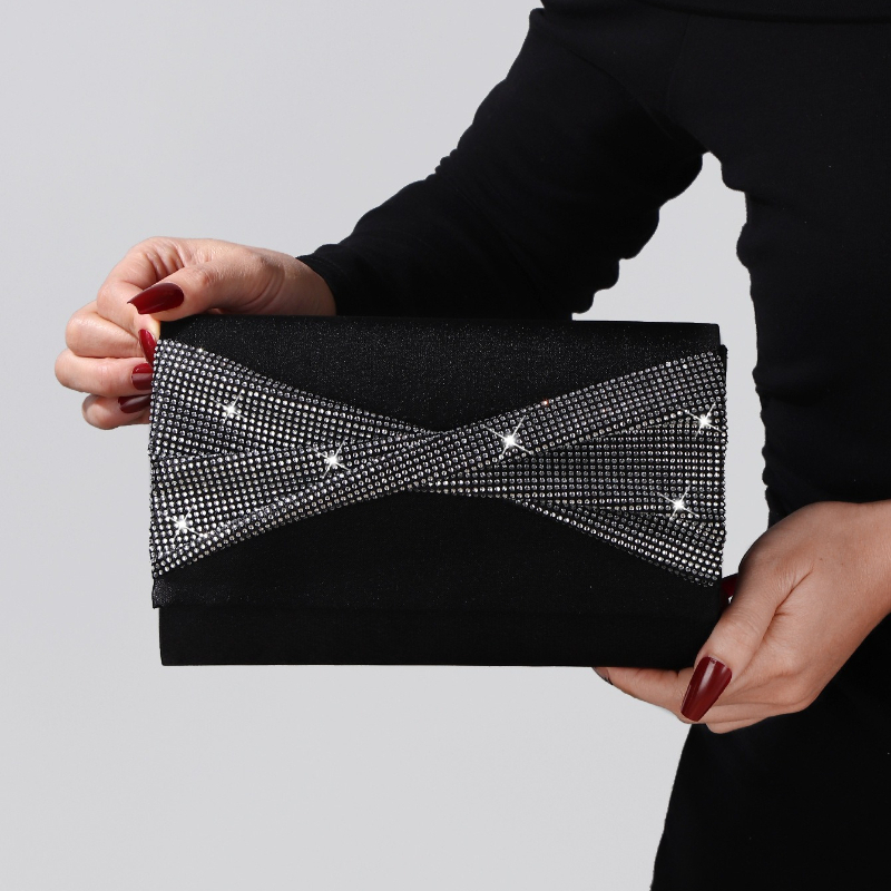 Bolsas de Noite Pretas Quadrad - Formal Dress Female avaliação e preço