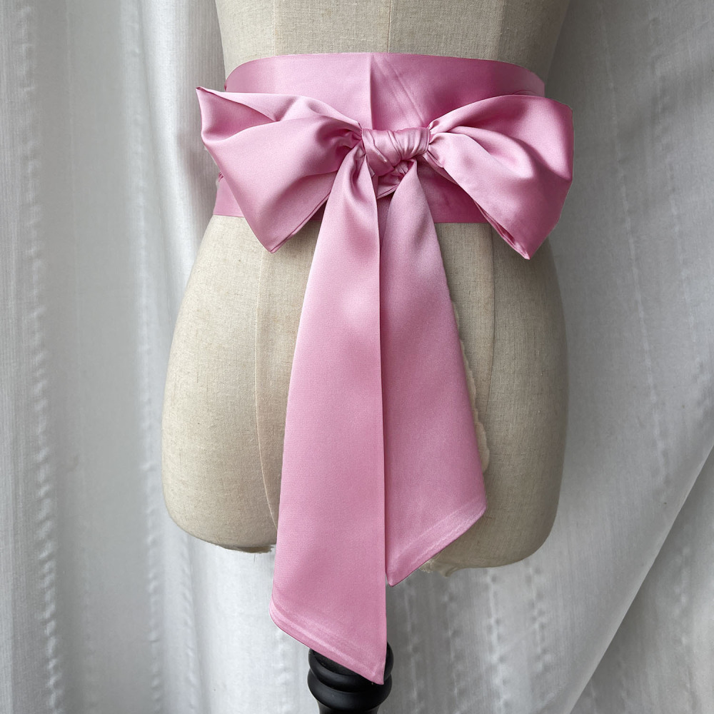 Cinto Largo com Laço para Mulh - Women Formal Wear Belt avaliação e preço