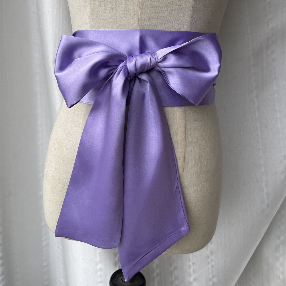 Cinto Largo com Laço para Mulh - Women Formal Wear Belt avaliação e preço