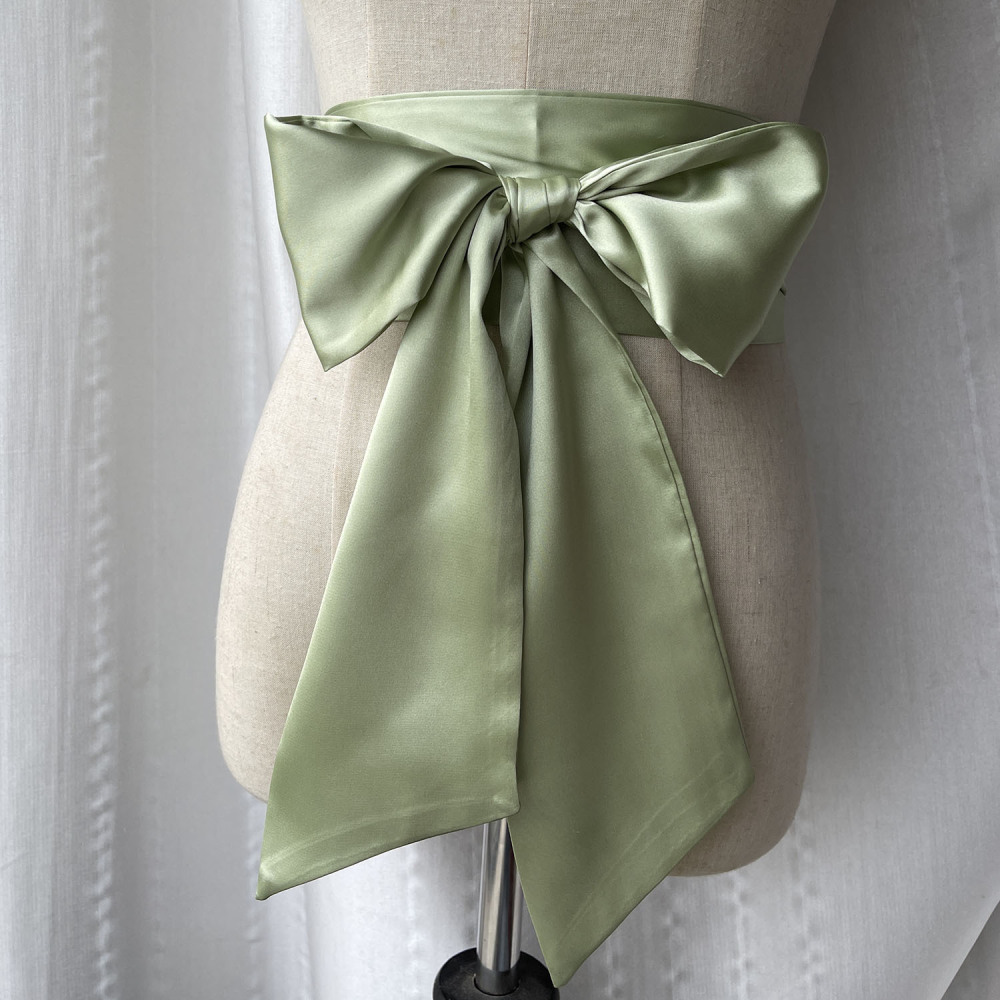 Cinto Largo com Laço para Mulh - Women Formal Wear Belt avaliação e preço