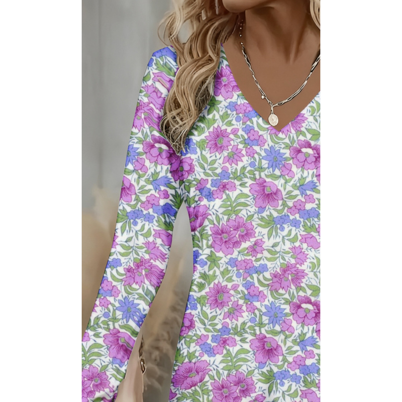 Blusa Feminina Elegante com De - Women Formal Wear Shirts avaliação e preço
